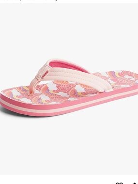 REEF Girls Kids Ahi Beach Flip Flop, Soft Cushion Footbed, Water Friendly